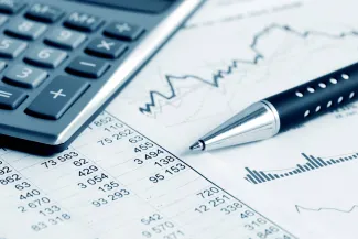 Financial report and calculator